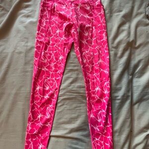 BuffBunny Pink and White Leggings